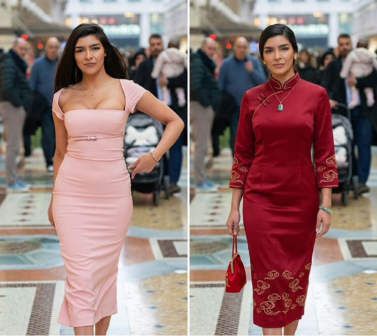 Save this prompt to create your own version of this Chinese New Year attire.