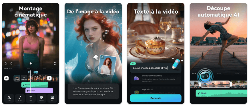 Filmora : application montage vidéo