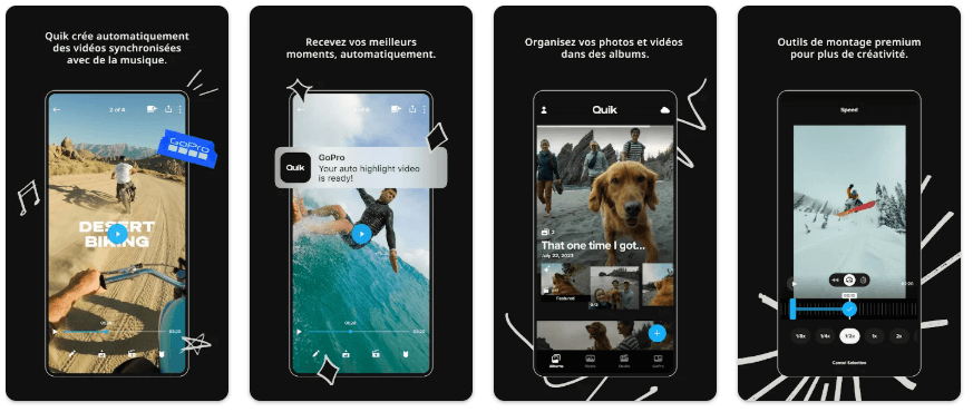 Gro proquick : application montage vidéo