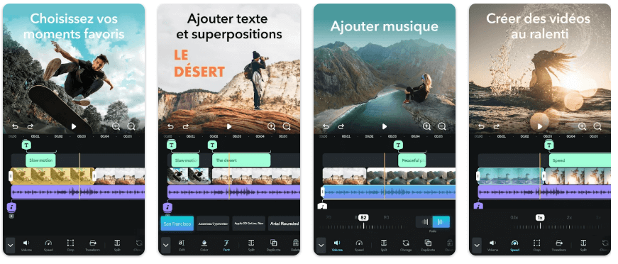 Splice : application montage vidéo