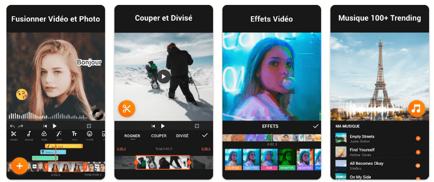 Youcut : application montage vidéo