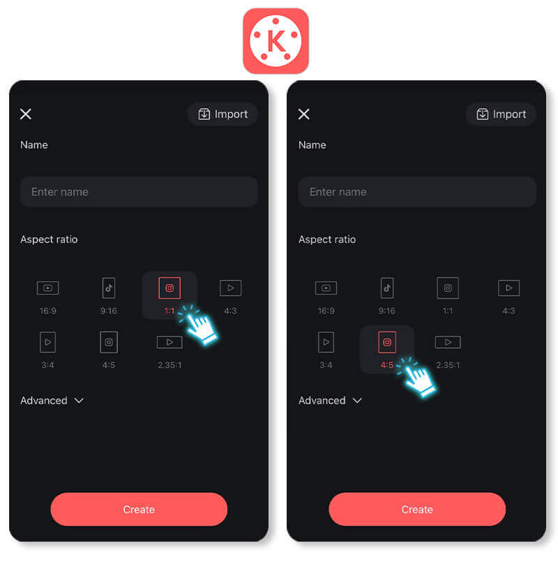 KineMaster: resize video without losing quality
