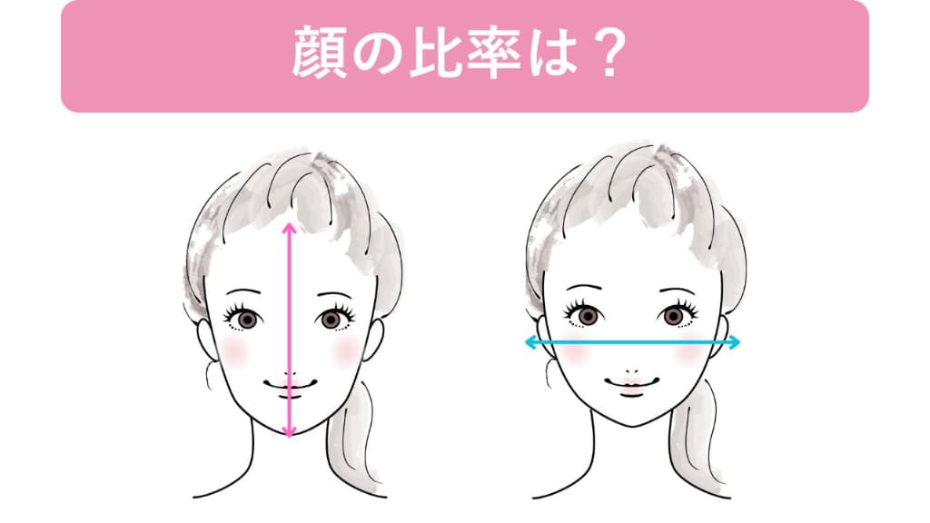 診断②顔の比率は？