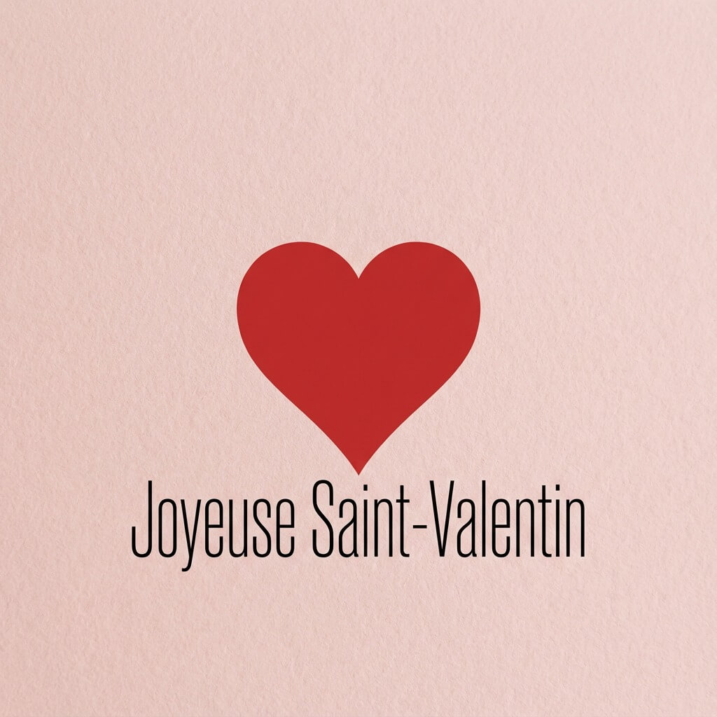 Image IA Joyeuse saint valentin