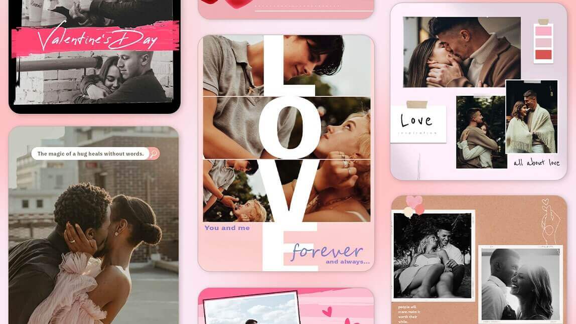 Kostenlos Valentinstag-Collage erstellen: So geht's