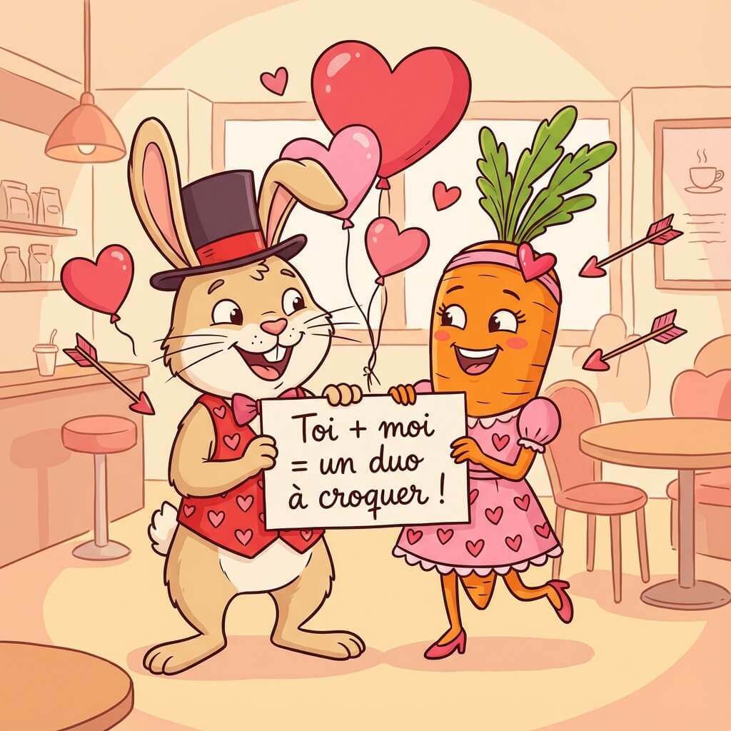 Carte de saint valentin drole humour