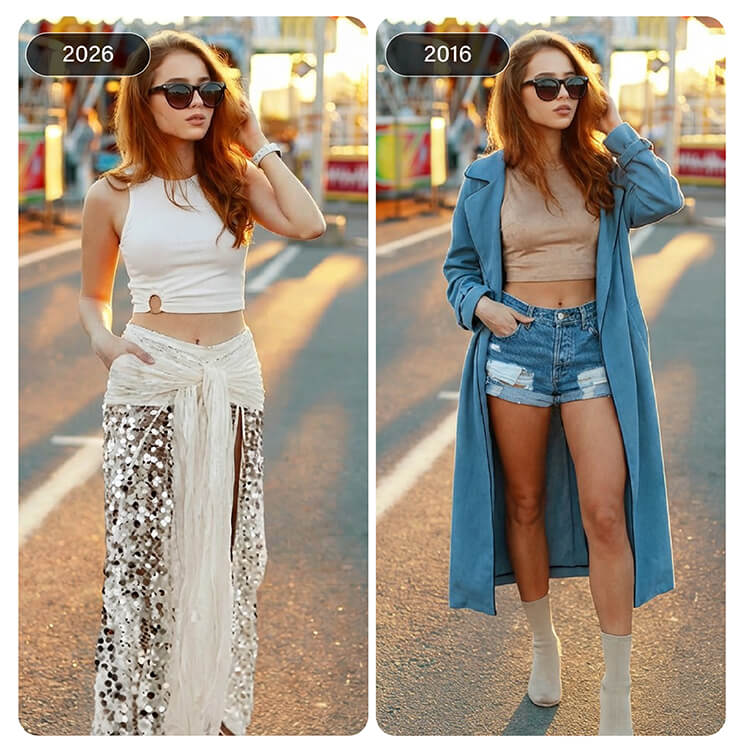 Recreate 2016 Fashion Style with AI Fashion