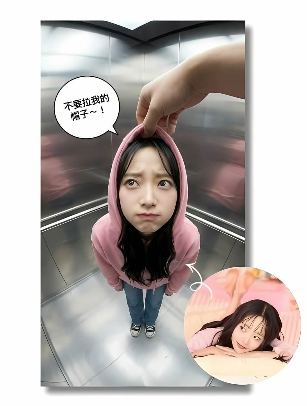 AI 抓帽跑小人特效 AI 抓帽跑小人特效