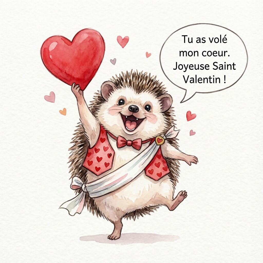 Créer carte Saint Valentin drole humour