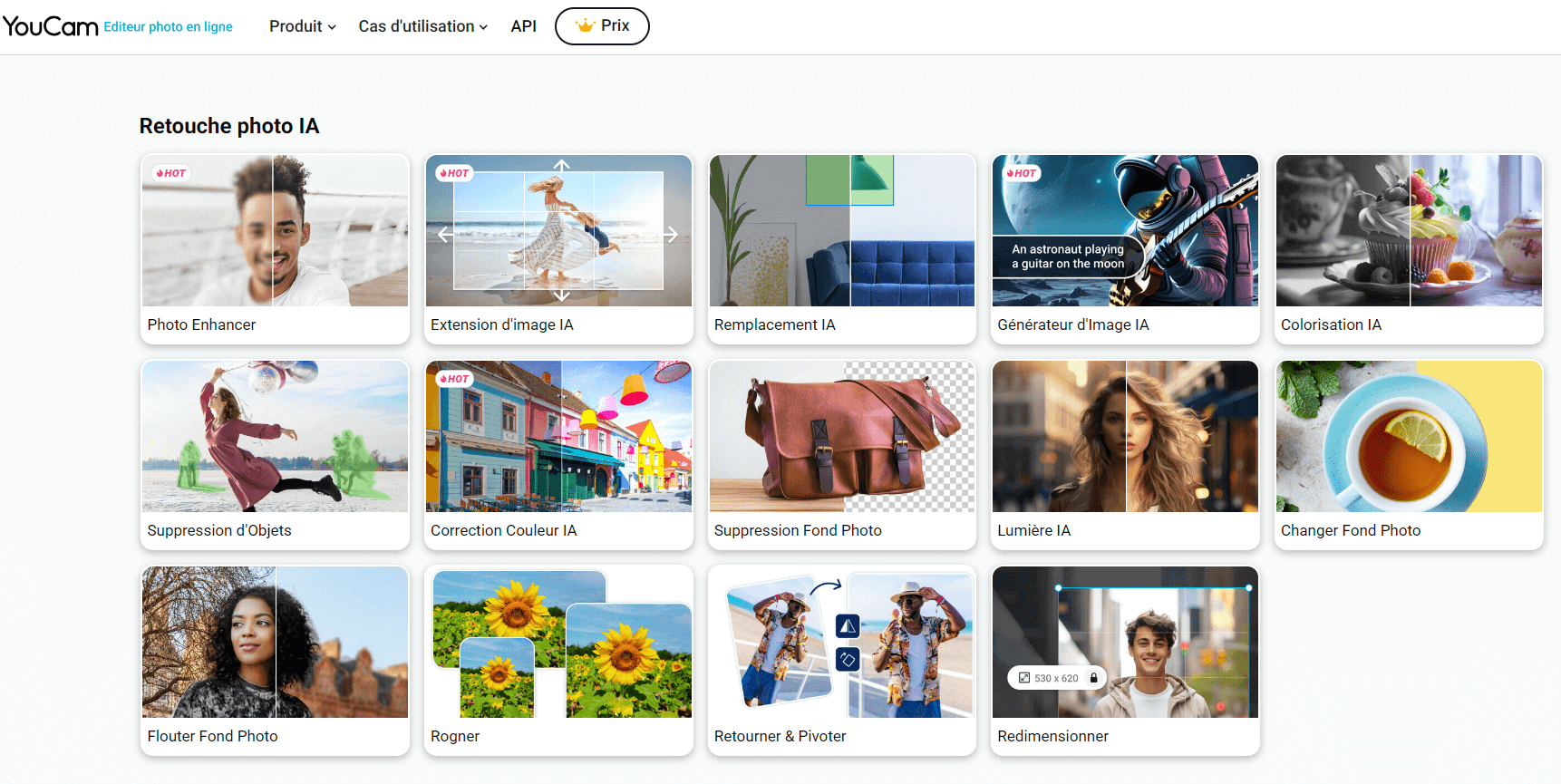 YouCam en Ligne : meilleur outil de Montage Photo Saint Valentin en ligne gratuit