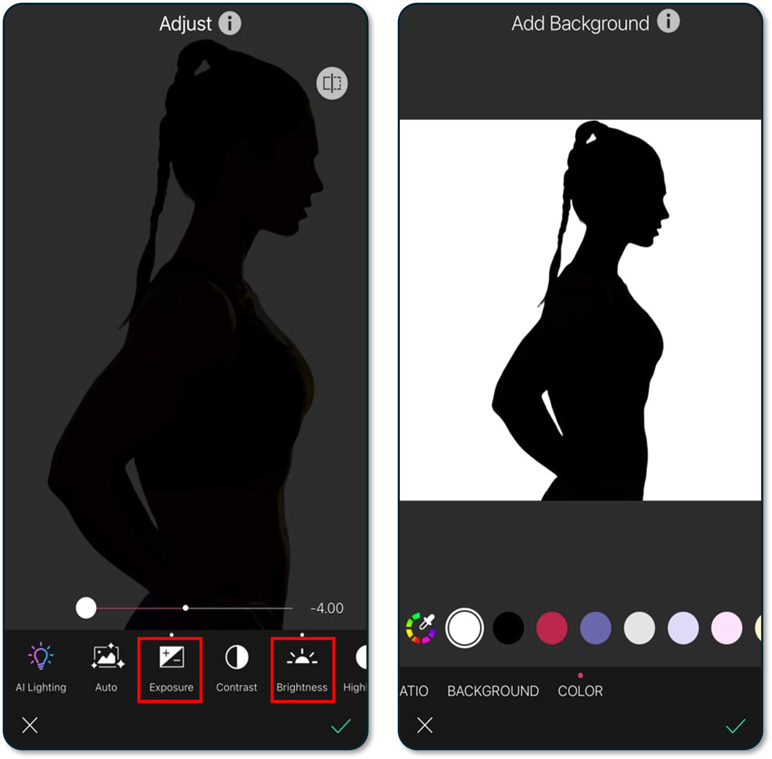 Black Silhouette Maker Make a black silhouette from your picture
