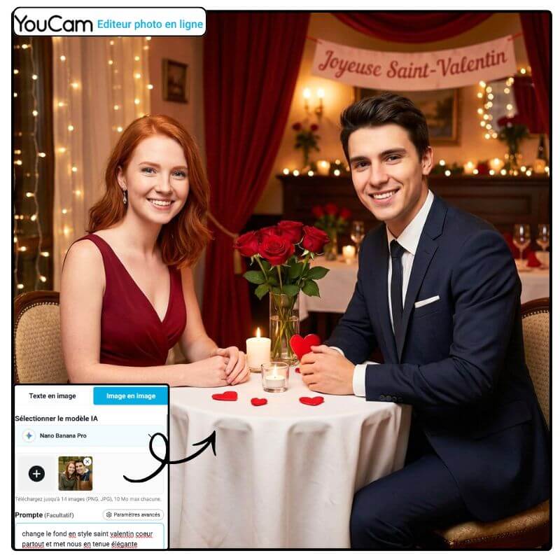 Montage photo Saint Valentin