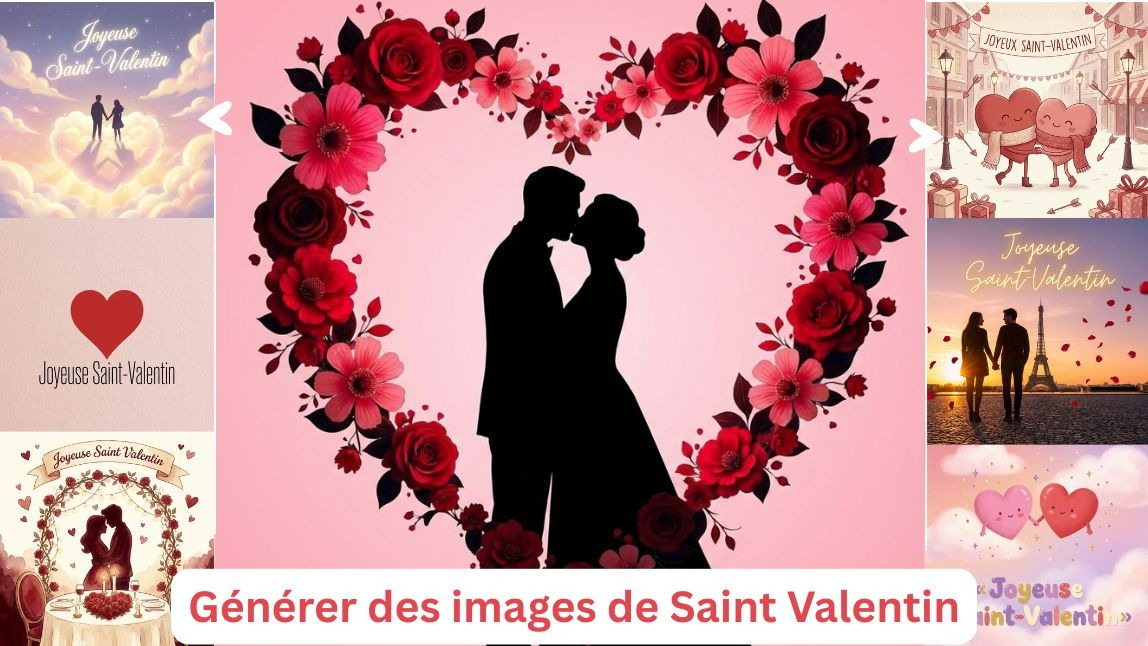 Comment créer des images de Saint Valentin 2026 via IA