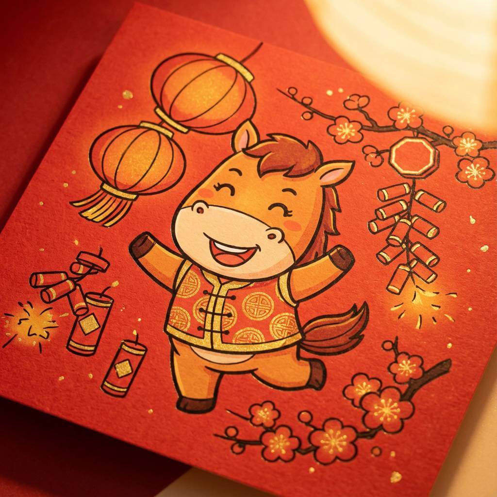 Copy and paste this prompt into YouCam Enhance app to create festive image.