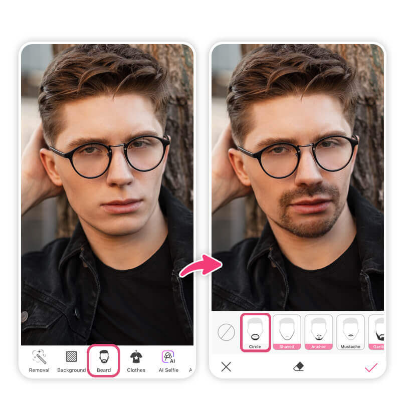 How To Try On Beard Styles in YouCam Makeup