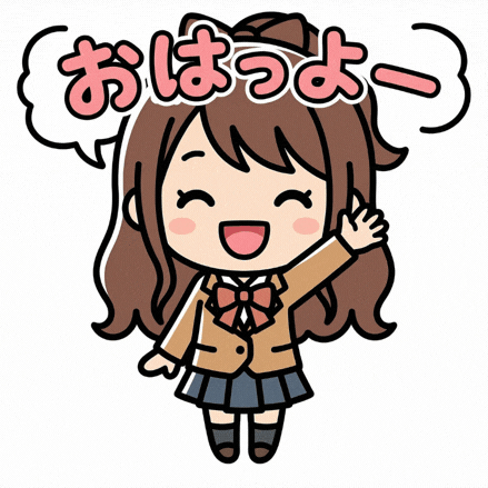 女の子のゆるキャラ