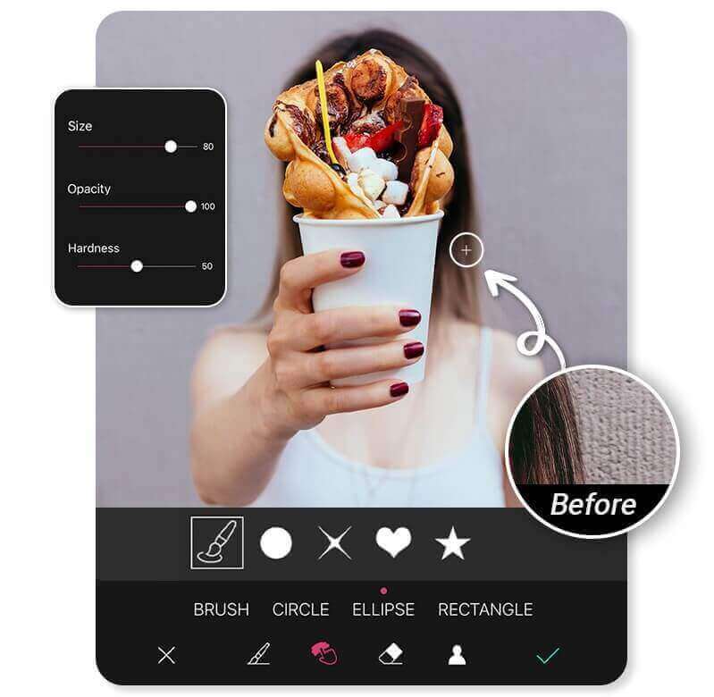 Blur background to focus on your product Blur background to focus on your product