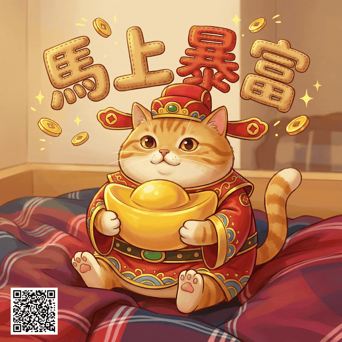 可愛萌寵賀歲圖 2026過年圖案,馬年圖案,馬年祝福圖,馬年賀卡