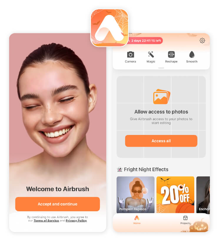AirBrush — AI Body Slimming with Natural Filters