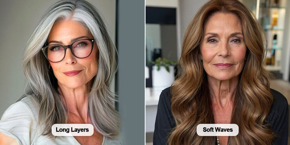 Long layers and soft waves examples