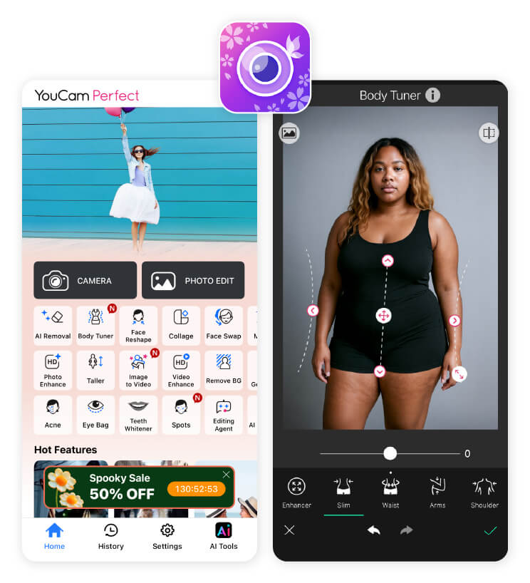 YouCam Perfect — The Best Free App to Make You Look Skinny Naturally