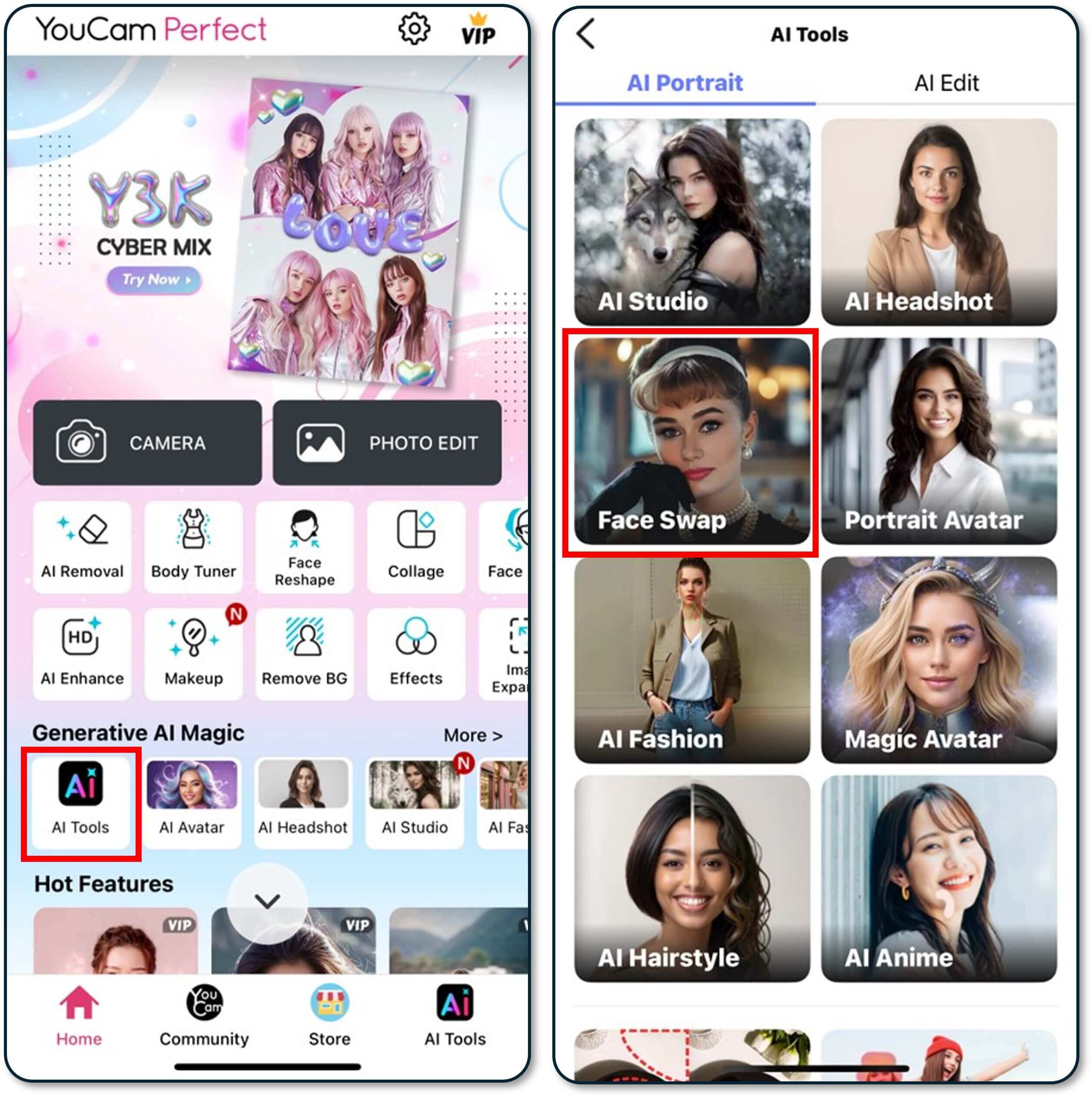 Snapchat face swap alternative Do Snapchat face swap with a photo editor alternative