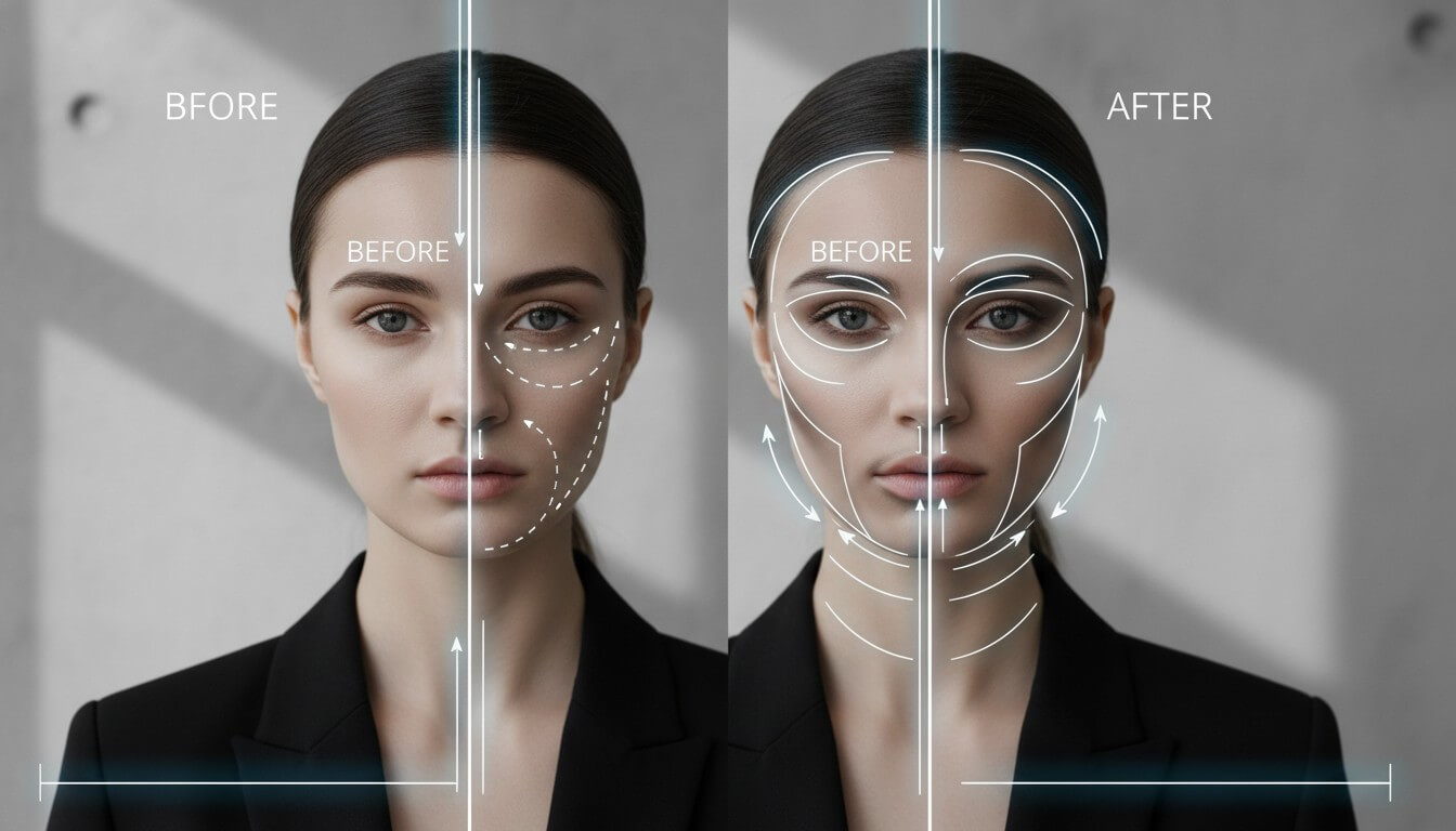 AI Makeup Contouring Guide