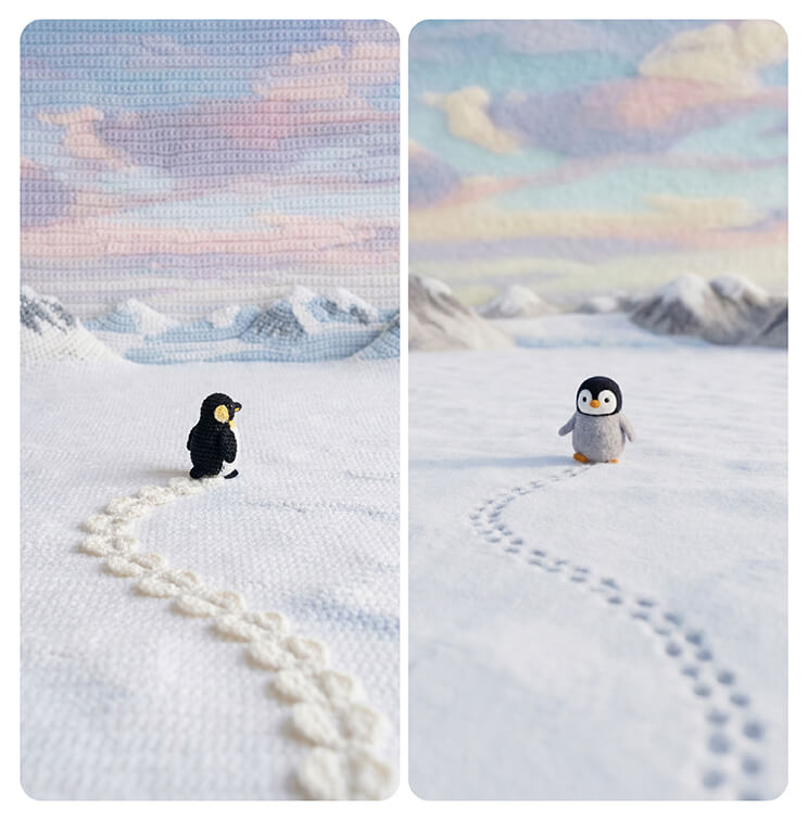 Generate and Save Nihilist Penguin Wallpaper