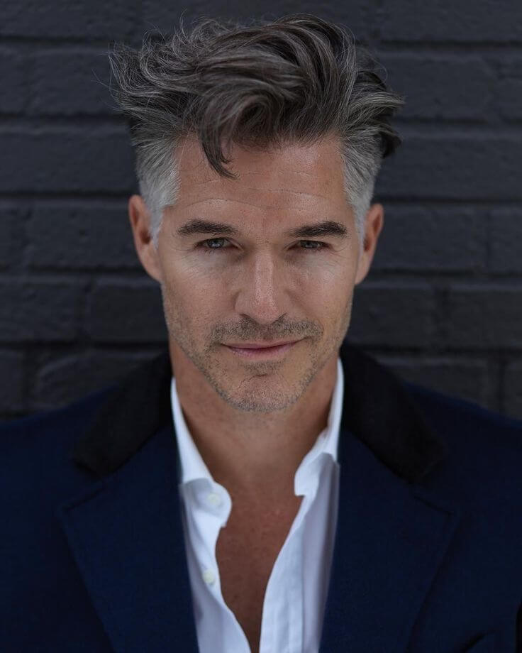 Silver Fox Slick Back for men over 50