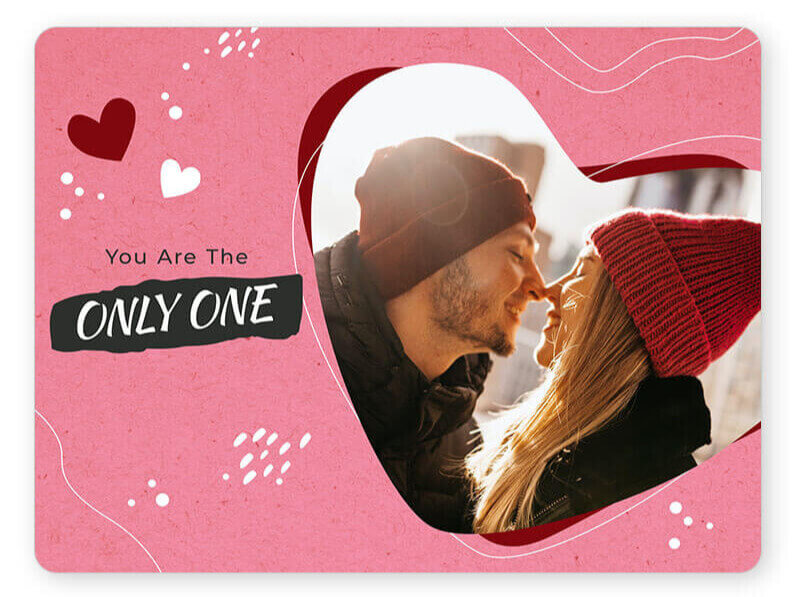 Фотовалентинка «You’re My Only One»