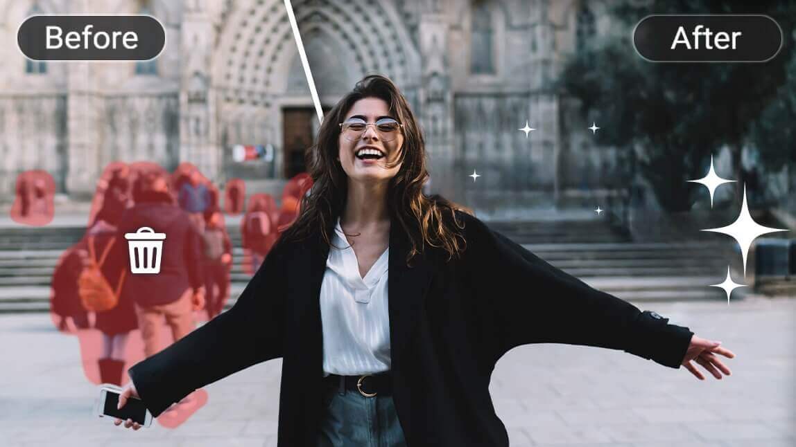 Pelajari cara menghapus seseorang atau orang dari gambar secara gratis