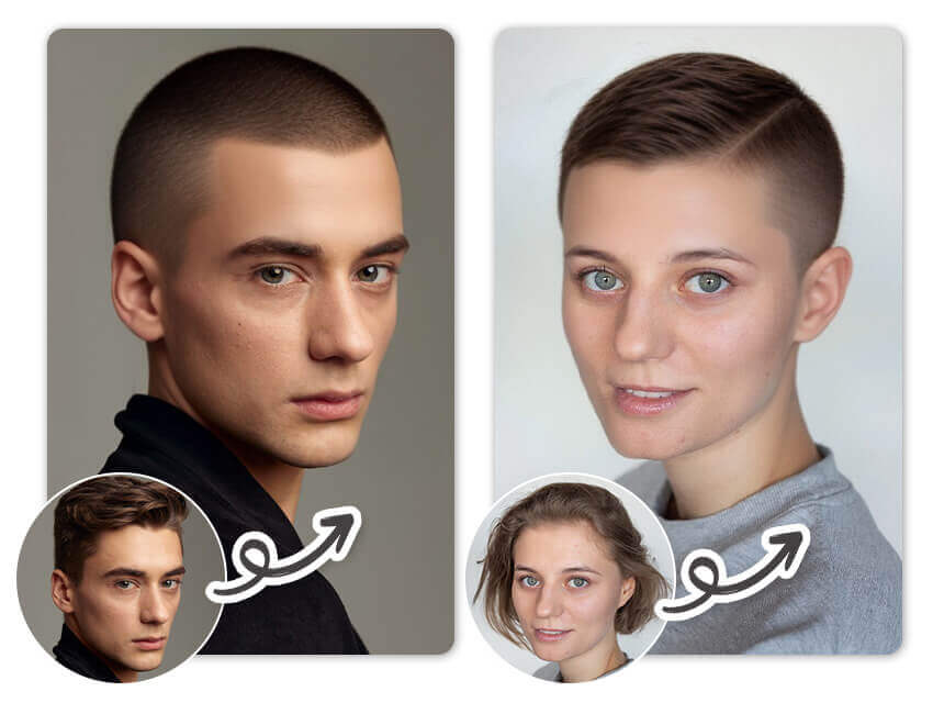 Filtro Buzz Cut: Come Staresti Con i Capelli Rasati Filtro Buzz Cut: prova virtuale buzz cut uomo e buzz cut donna
