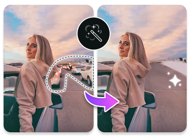 how to make something disappear in a photo