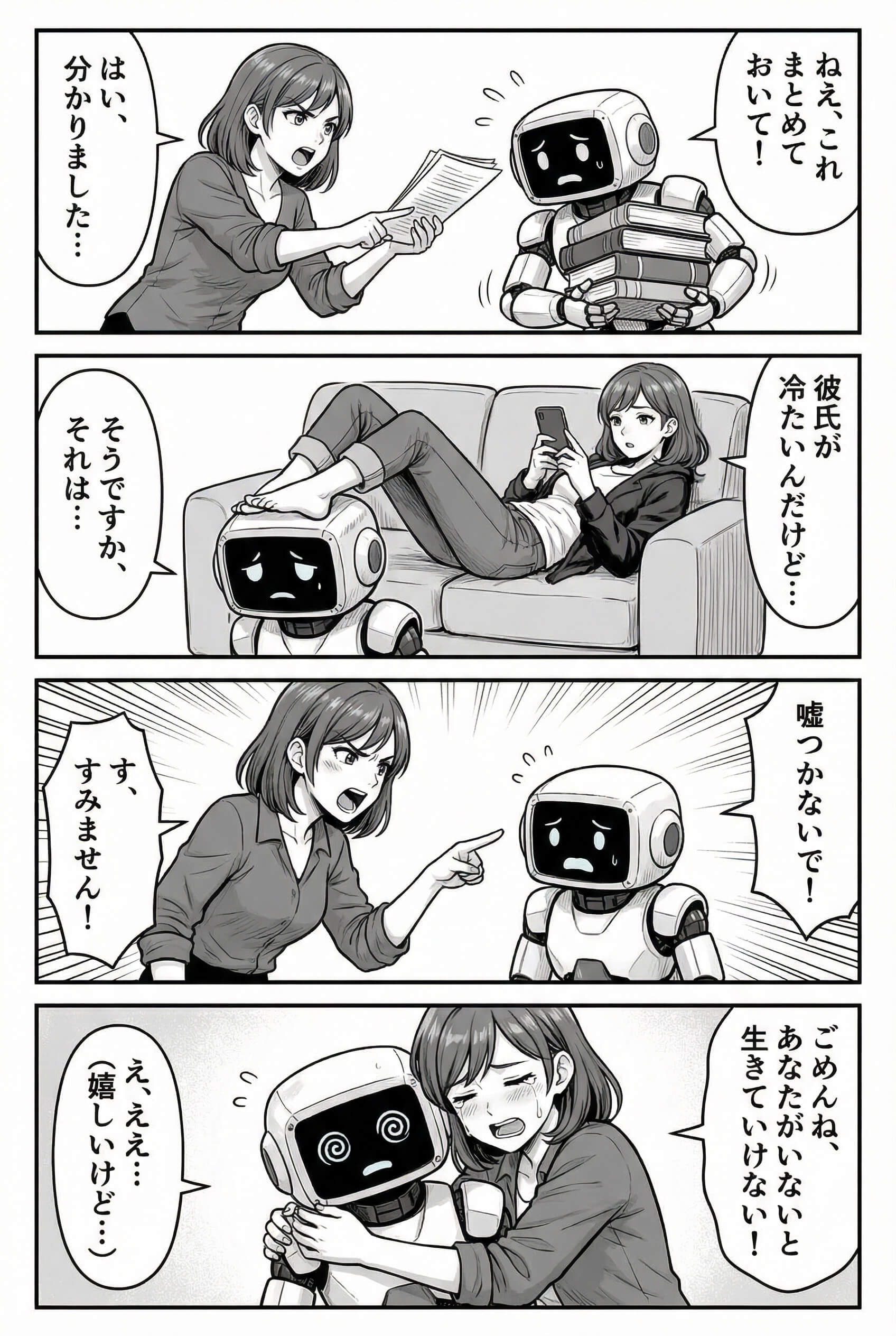 完成した4コマアレンジ画像