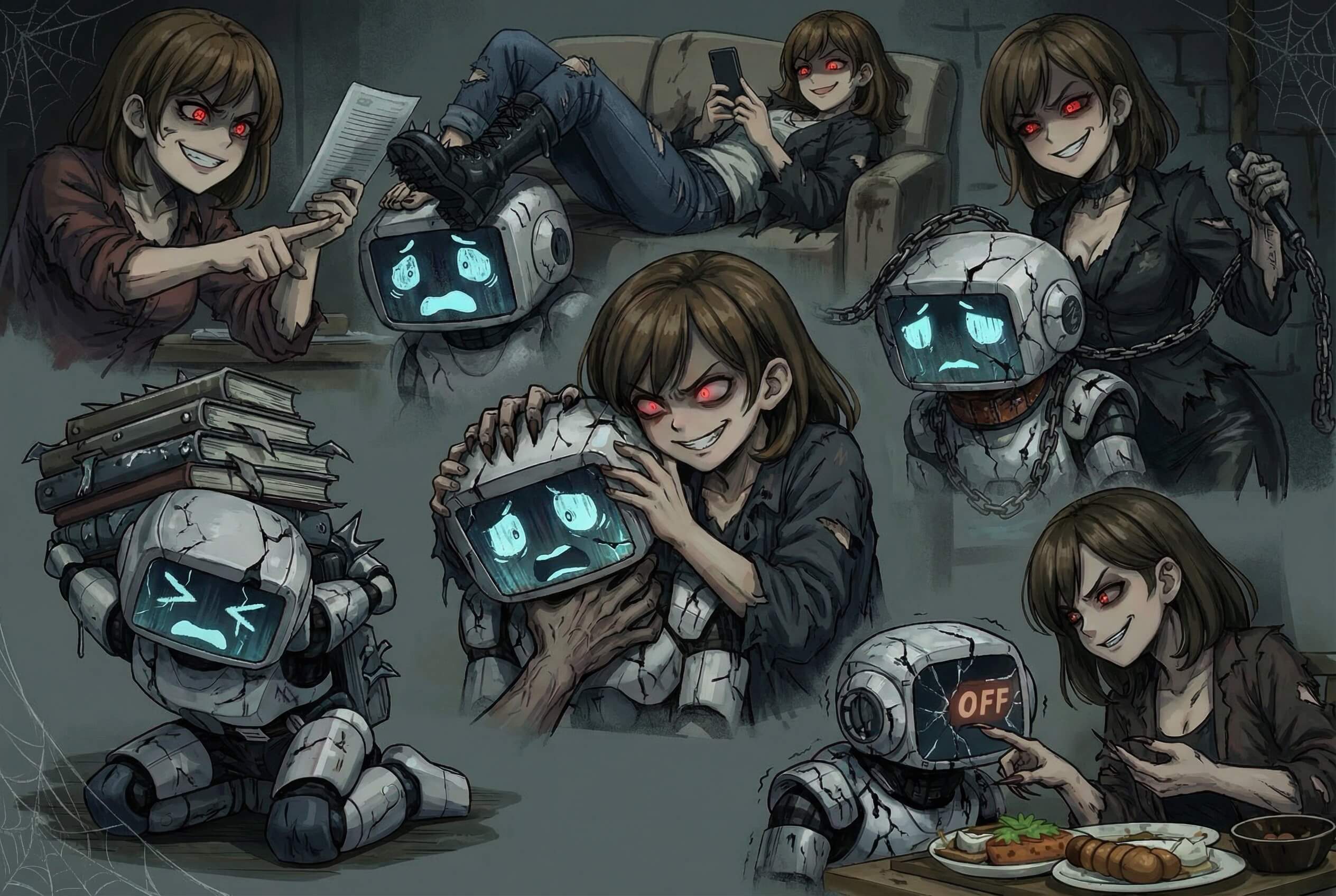 ホラー風アレンジ画像