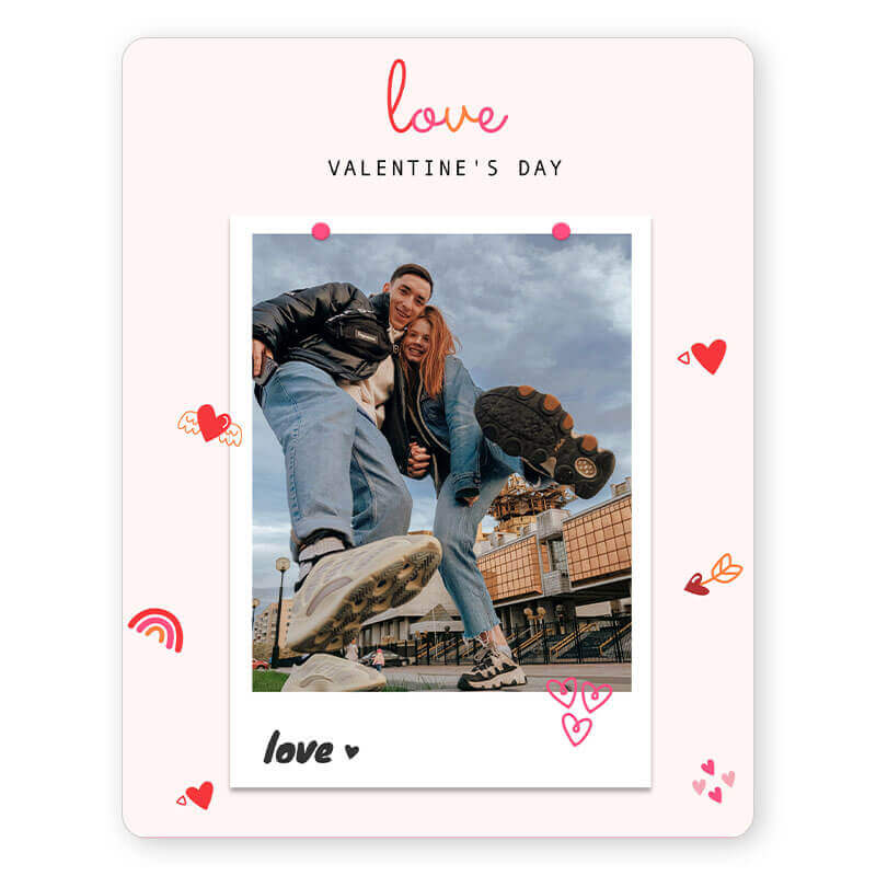 Vorlage für Valentinstagskarte Vorlage für Valentinstagskarte