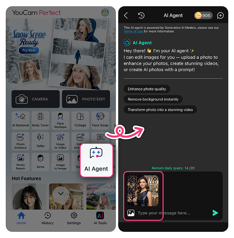 Krea AI Alternative: YouCam Perfect