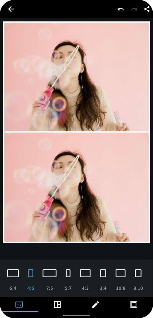 Photoshop Express App Interface