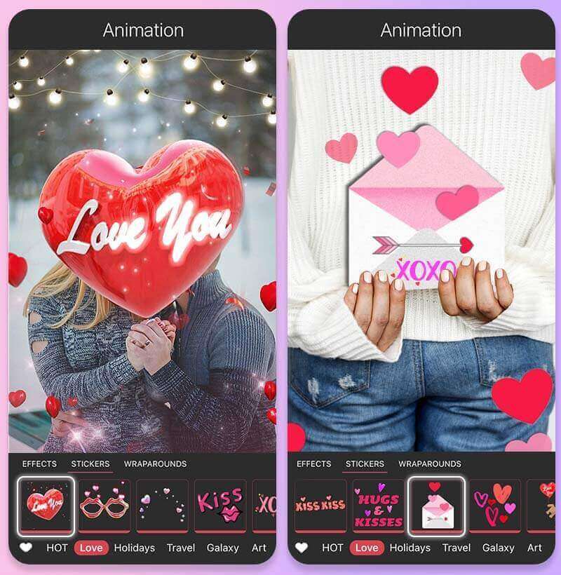 GIFs zum Valentinstag erstellen: So geht's mit dem Handy!