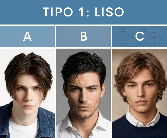 Tipo de cabello 1: Los clásicos lisos (1A, 1B, 1C)
