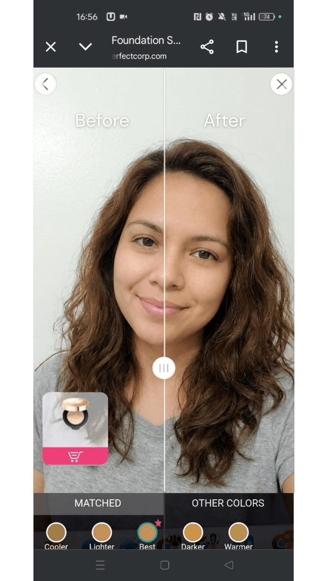 Perfect Corp's AI Skin Tone Analysis