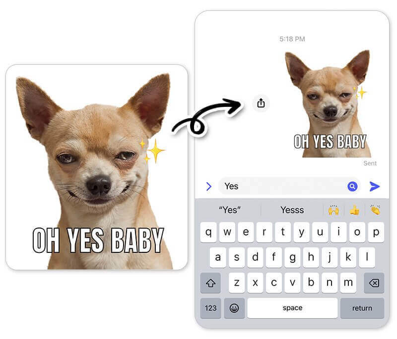 Get rid of background and make stickers iOS vs other photo editing app, which one is better for removing background and send stickers?