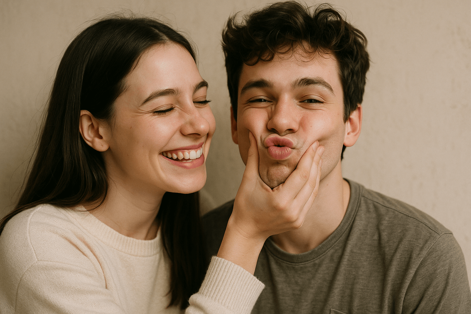 Cheek Pinch or Face Squish