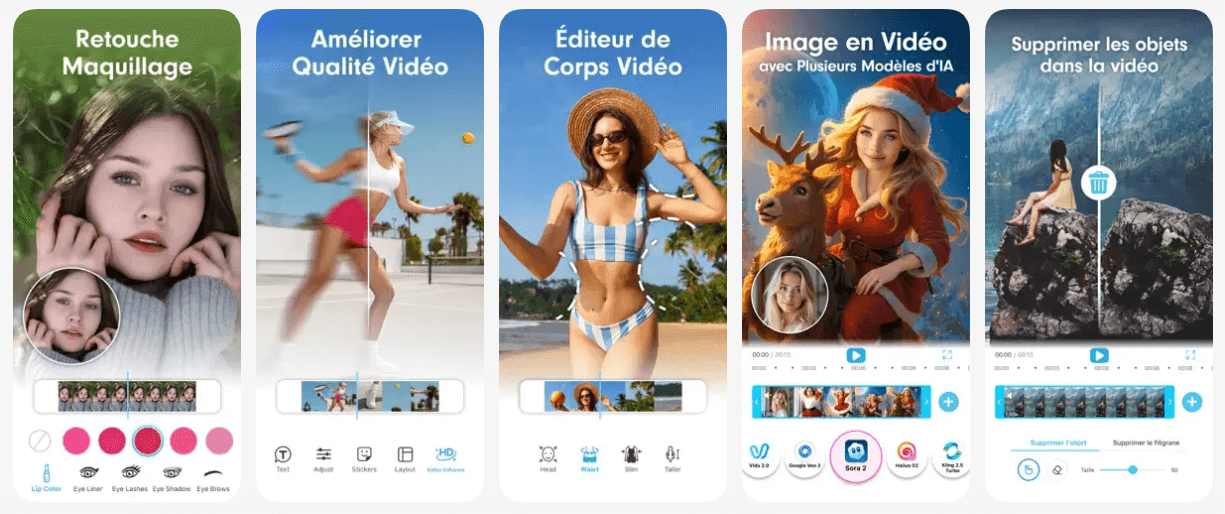 YouCam Video : application retouche vidéo