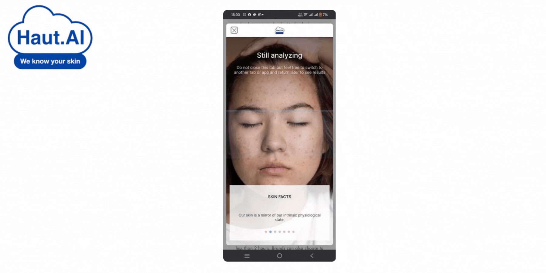 app per analisi della pelle del viso AI