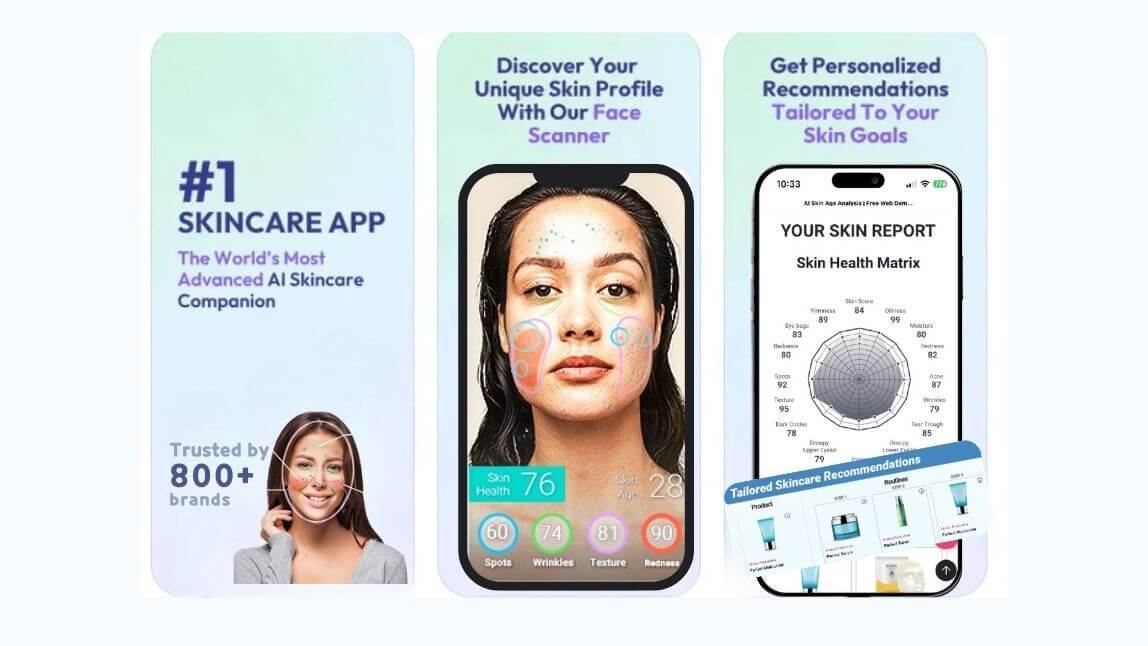 Apps de análisis de piel con IA