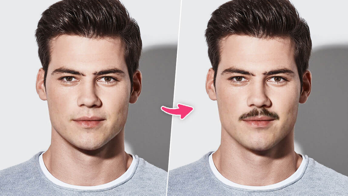 Aplicativo de filtro de bigode