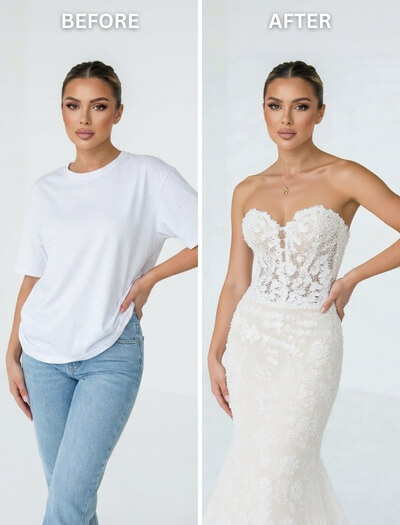 Paso 3: la transformación virtual Paso 3: la transformación virtual