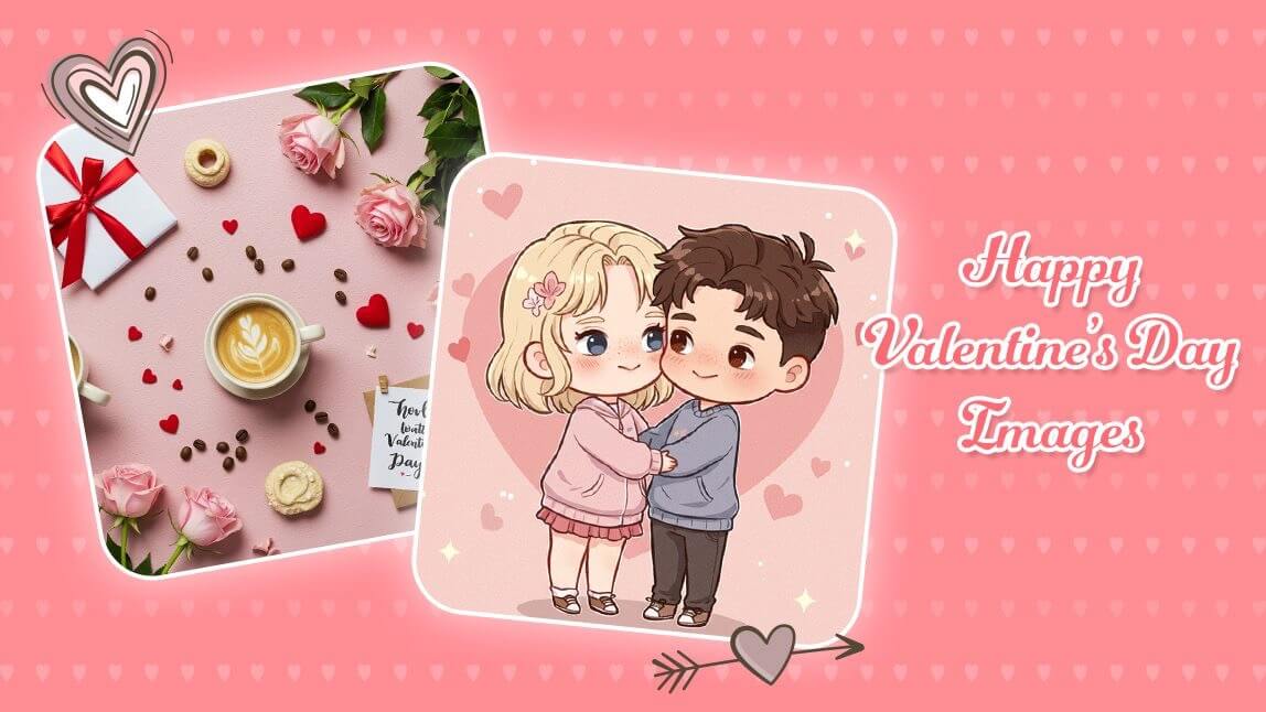 Happy Valentinstag Bilder mit KI erstellen – romantische Valentinsgrüße