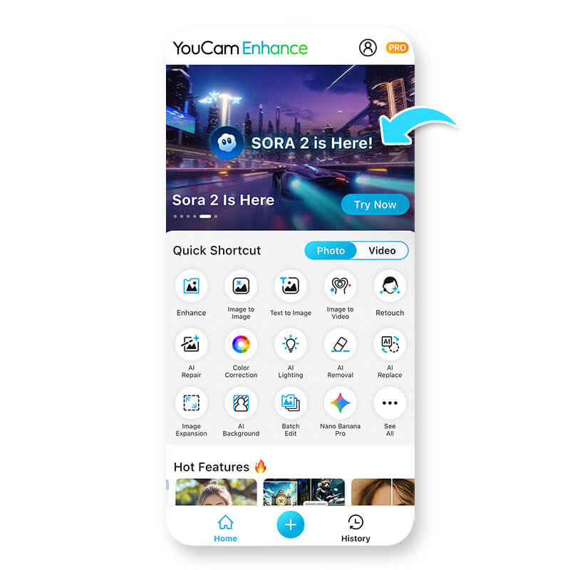 Use YouCam Enhance to bring your couple photo vision to life.